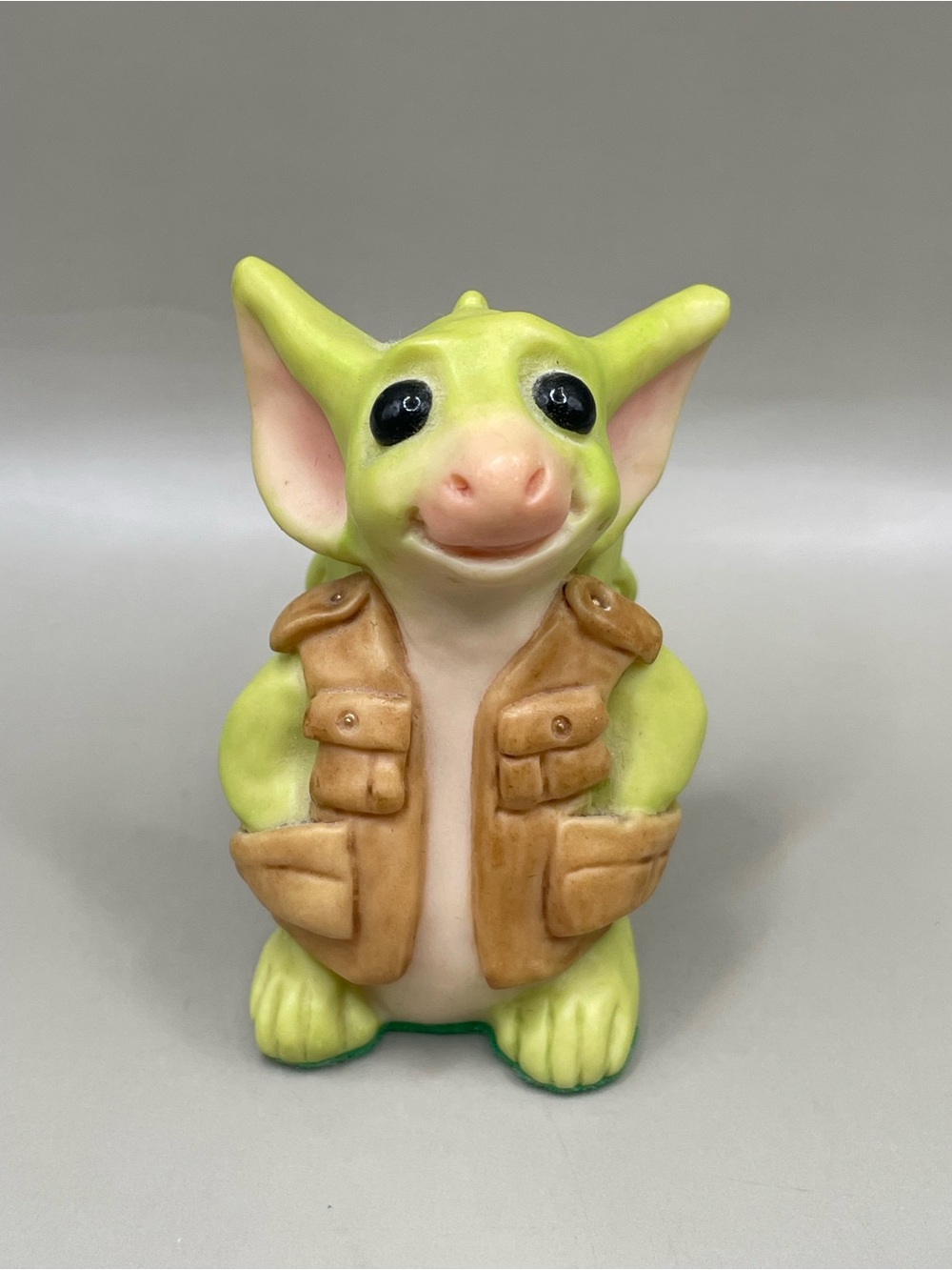 HAPPY CAMPER NO BOX Real Musgrave Flambro Whimsical World of Pocket Dragons 1997